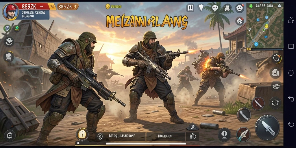 Tampilan menarik dari pertempuran strategis di 889ZK.