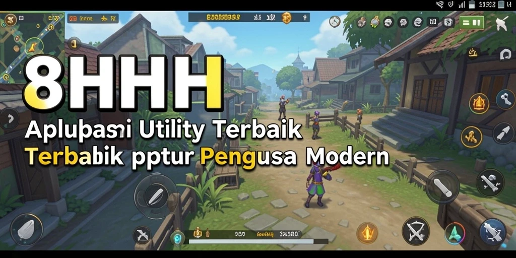 Tangkapan layar 8HHH menunjukkan antarmuka aplikasi Utility yang interaktif.