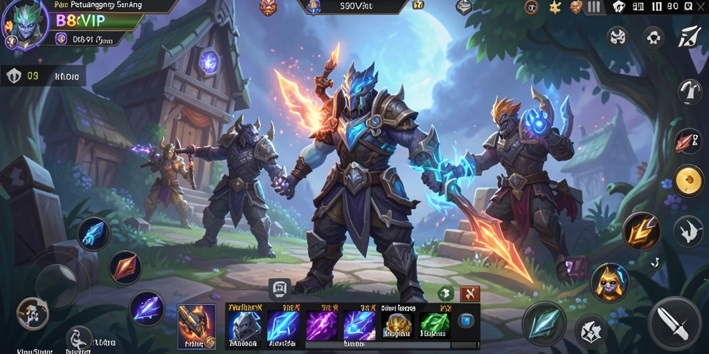 Tampilan gameplay B8VIP yang seru dan penuh aksi dalam dunia ARPG.