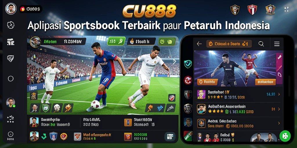 Screenshot utama CU888 menampilkan taruhan olahraga yang menarik.