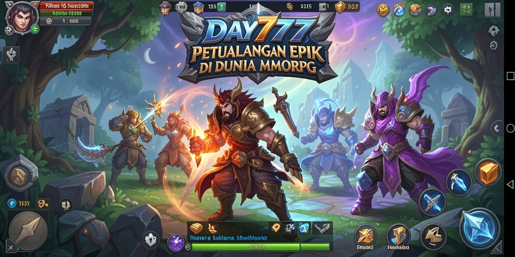Tampilan screenshot gameplay <strong>DAY777</strong> dengan aksi seru di dunia MMORPG.