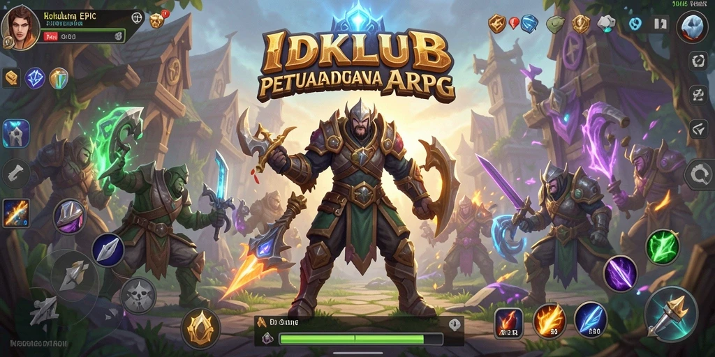Tampilan gameplay ARPG yang mendebarkan di IDKLUB.