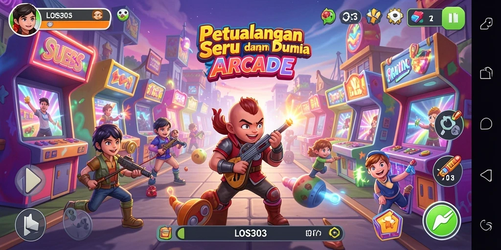 Tampilan gameplay seru LOS303 dengan tantangan yang mendebarkan.