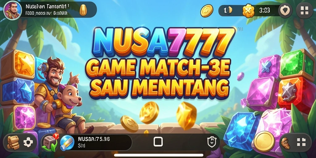 Screenshot gameplay NUSA777 yang penuh warna dan menarik.