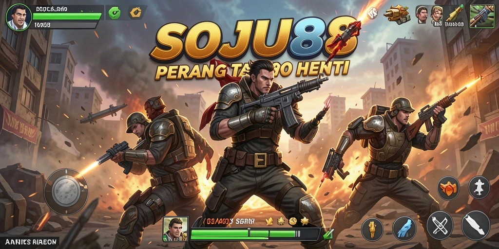 Screenshot gameplay <strong>SOJU88</strong> menampilkan aksi seru dan grafis menakjubkan.