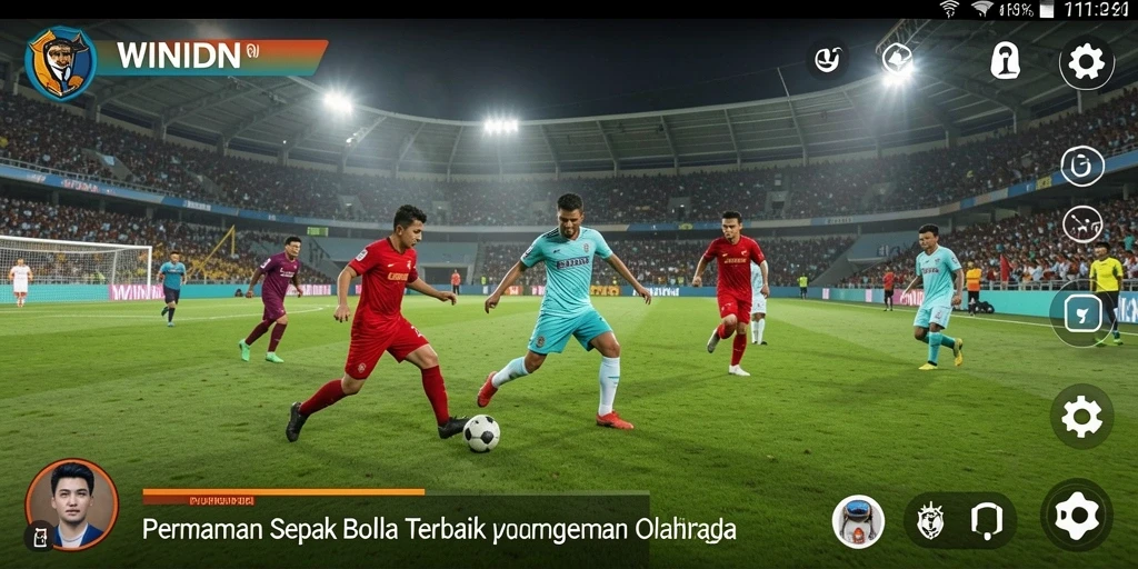 Tampilan gameplay yang intens dan menarik di WINIDN.